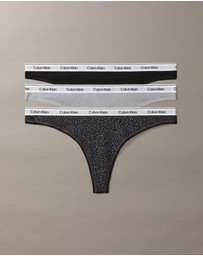 Calvin Klein - 3-Pack Icon Logo Thong