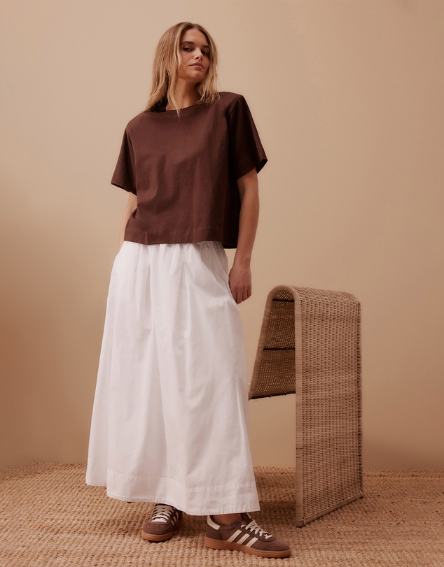 Ceres Life - Sofia Boxy Shoulder Tee