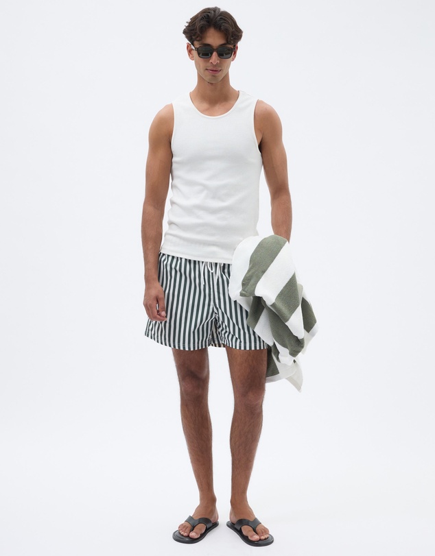 AERE - Stripe Swim Shorts