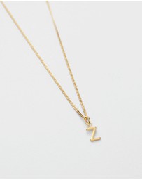 Kirstin Ash - Z Outline Initial Necklace