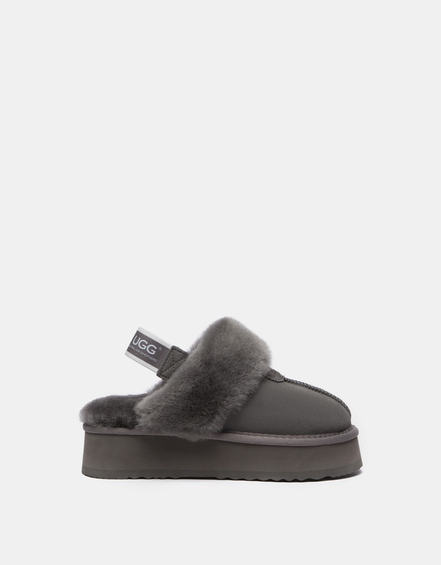 EVERAU - Australian Shepherd Ugg Waffle Platform Cow Suede Upper House Shoes