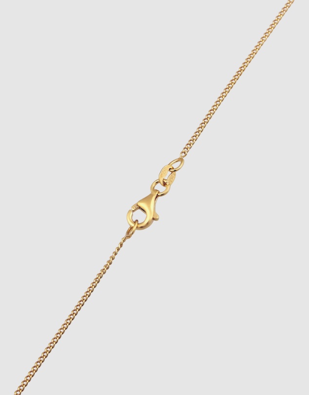 Elli Jewelry - Necklace Crystal 925 Sterling Silver Gold-Plated