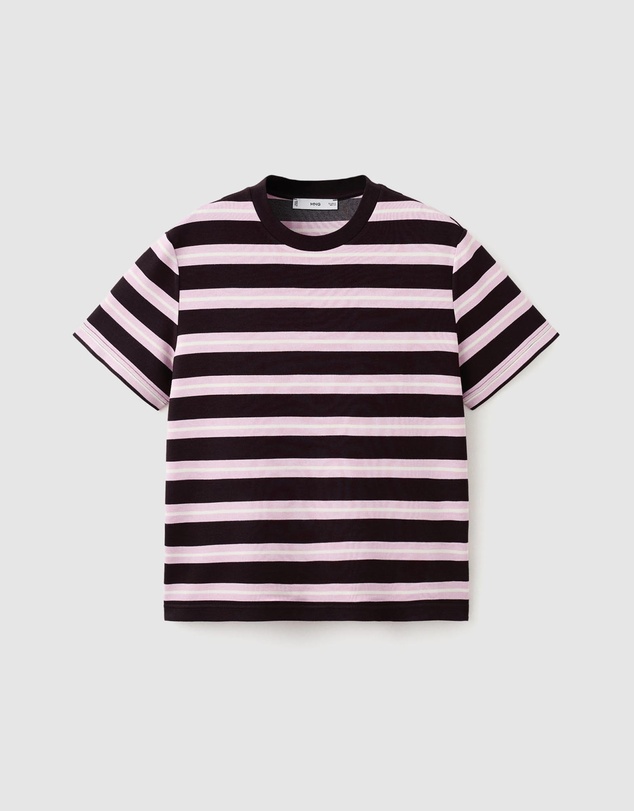 M.N.G - Striped Short-Sleeved T-Shirt
