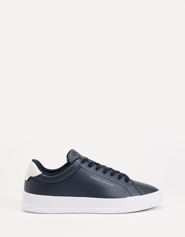 Tommy Hilfiger - Court Leather Detail Sneakers - Men's