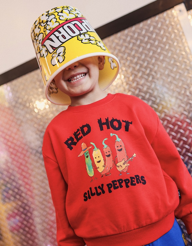 Rock Your Kid - Billy Sweater in Fiery Red