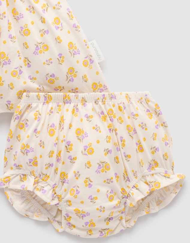 Purebaby - Luciana Floral Set -Kids-Babies