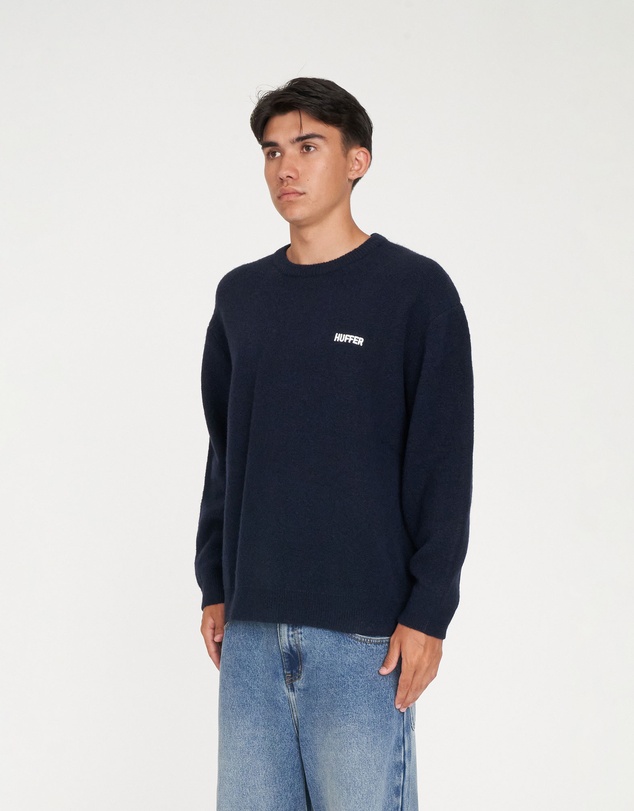 Huffer - Fleet Knit Crew