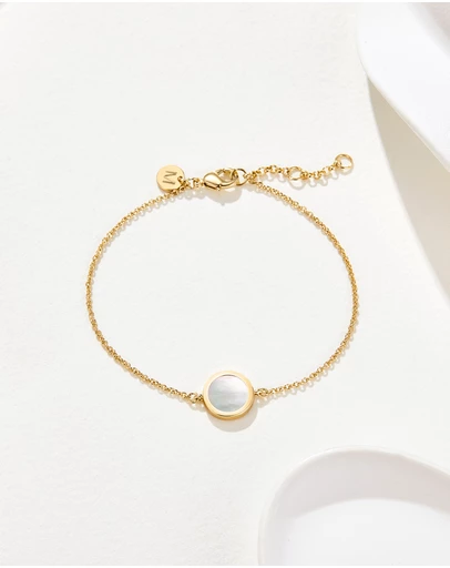 Mestige - Solana Pearl Bracelet - 18K Gold Plated