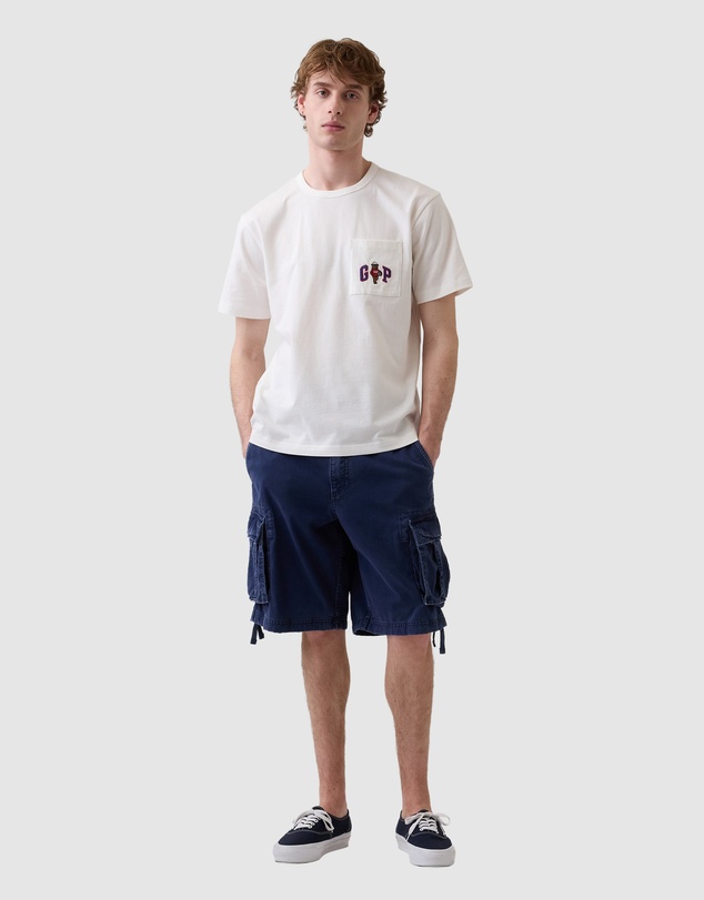 GAP - Relaxed Branan Bear Logo Short Sleeve T-Shirt
