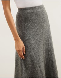 Atmos&Here - Katie Wool Blend Knitted Skirt