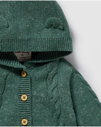 Wilson & Frenchy - Organic Knitted Cable Jacket - Babies