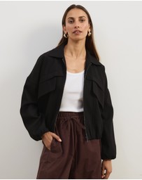 Atmos&Here - Gabriella Tailored Bomber Jacket