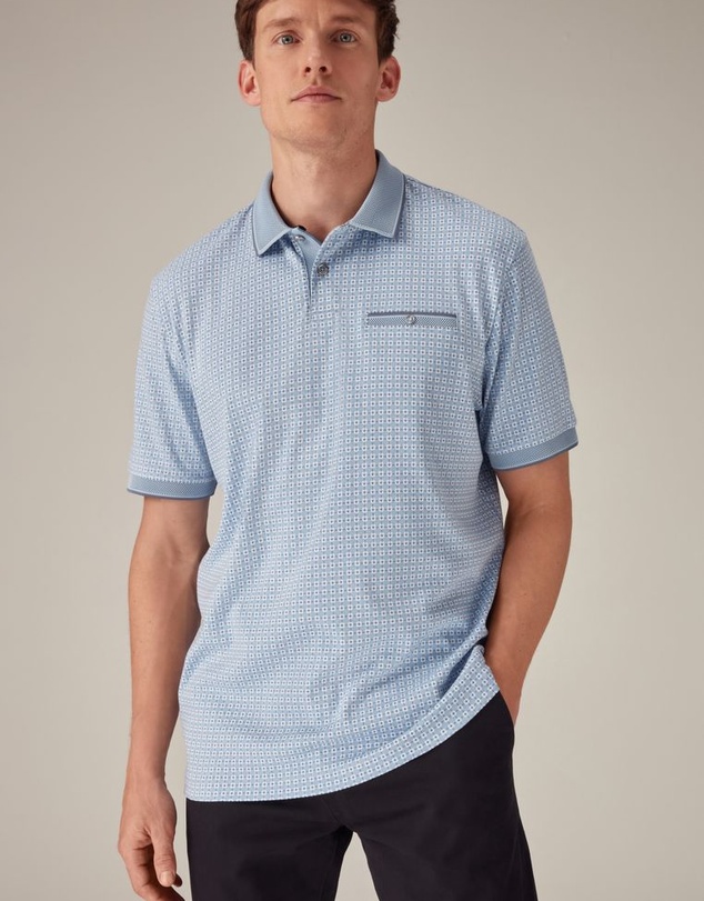NEXT - Print Polo Shirt