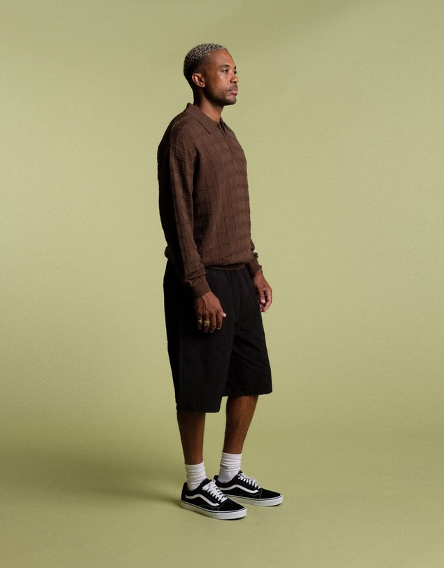 STUDENTS - Knight Knitted L/S Polo Sweater