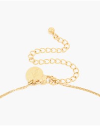 Lovisa - Waterproof Gold Plated Stainless Steel Pearl & Beaded Ball Layered Necklace