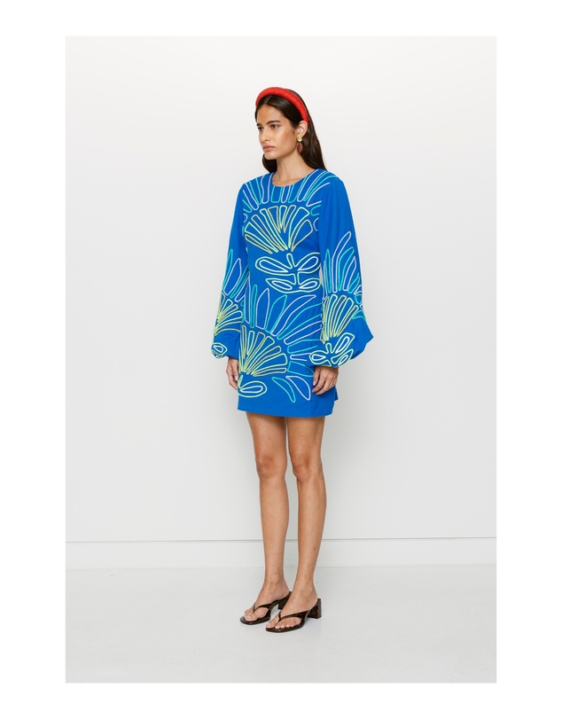 The Wolf Gang - Luna Mini Dress - Fern