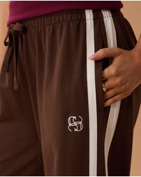 Ceres Life - Gigi Wide Leg Terry Trackpant