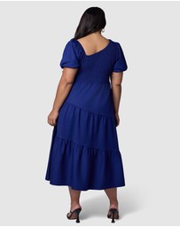 Something 4 Olivia - Miley Asymmetric Midi Dress
