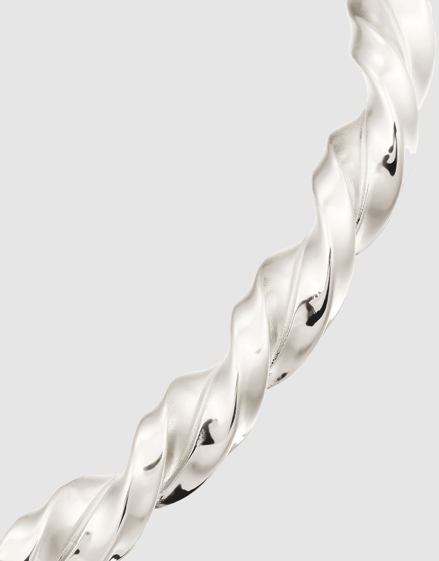 Kuzzoi - ICONIC EXCLUSIVE - Twisted Cuff Bracelet in 925 Sterling Silver