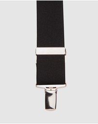 Buckle - Australian Made Plain X Back Braces. 25mm width.