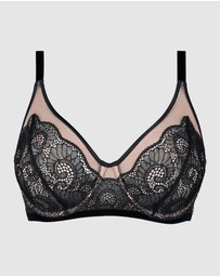 Sans Complexe - Serena Wired Tulle & Lace Plunge Bra