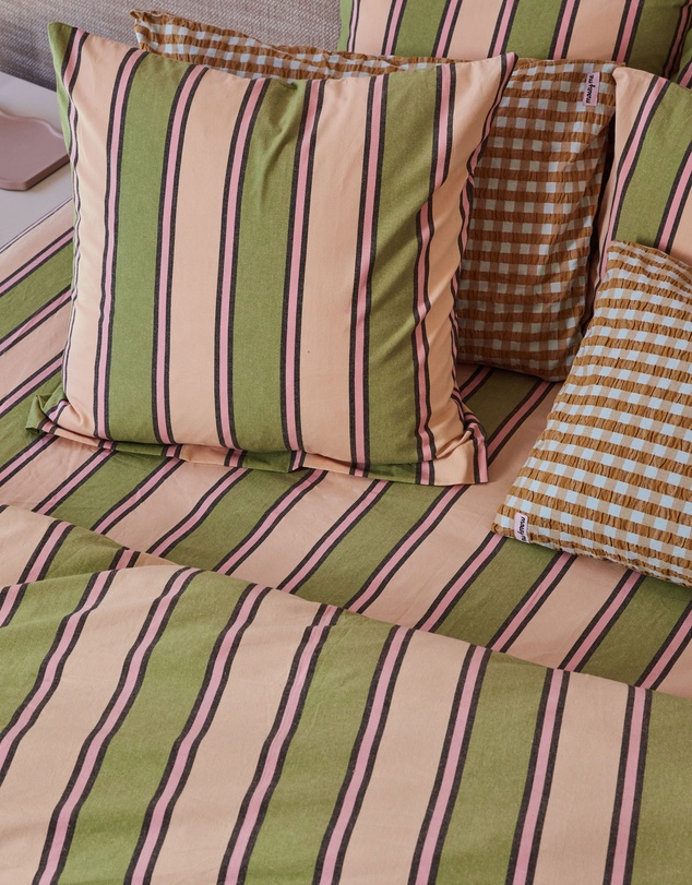 Mosey Me - Carnival Stripe Flat Sheet