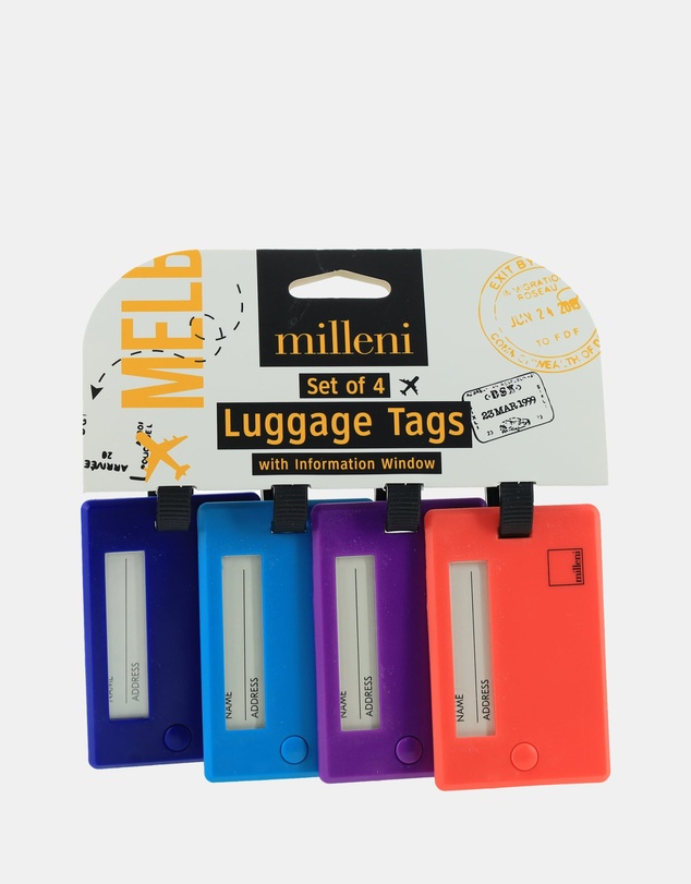 Milleni - Milleni Travel Luggage Tags (4 PK)