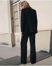 M.N.G - Straight Mid-Rise Suit Trousers