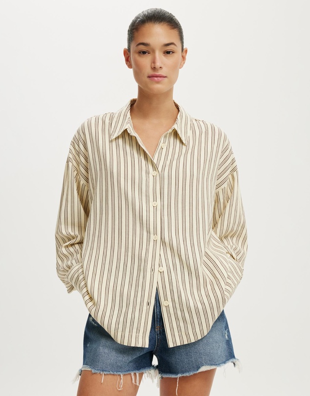 Cotton On - Haven Relaxed Long Sleeve Shirt
