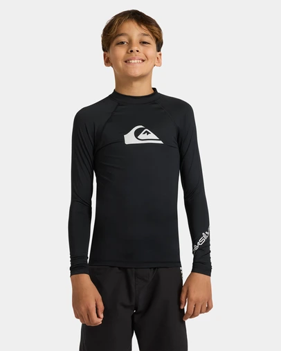 Quiksilver - Boys 8 to 16 All Time Long Sleeve Rash Vest