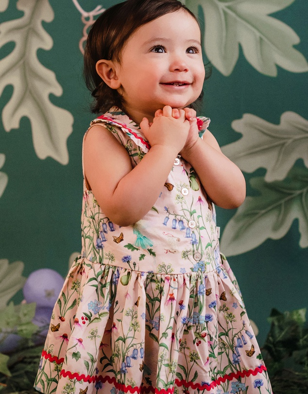 Fleur Harris - Faraway Friends' Winsome Baby Dress in Sugar Pink