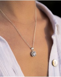 Mestige - Nadia Necklace - Silver Plated