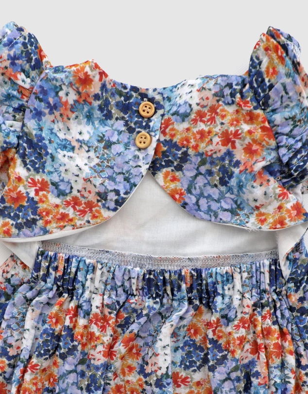 WITH LOVE FOR KIDS - Cotton Muslin Playsuit - Babies