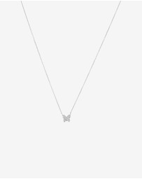 Michael Hill - Butterfly Necklace with Diamonds in Sterling Silver