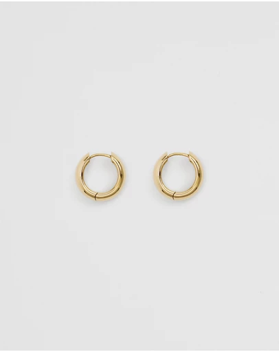 Country Road - Tarnish-resistant Large Wide Hoop