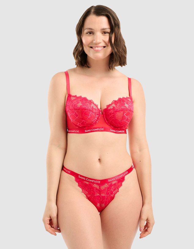 Sans Complexe - Arum Trend Sheer Lace Longline Balconette Bra