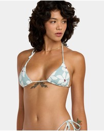 RVCA - Womens Good Thing Coming Knotted Tri Bikini Top