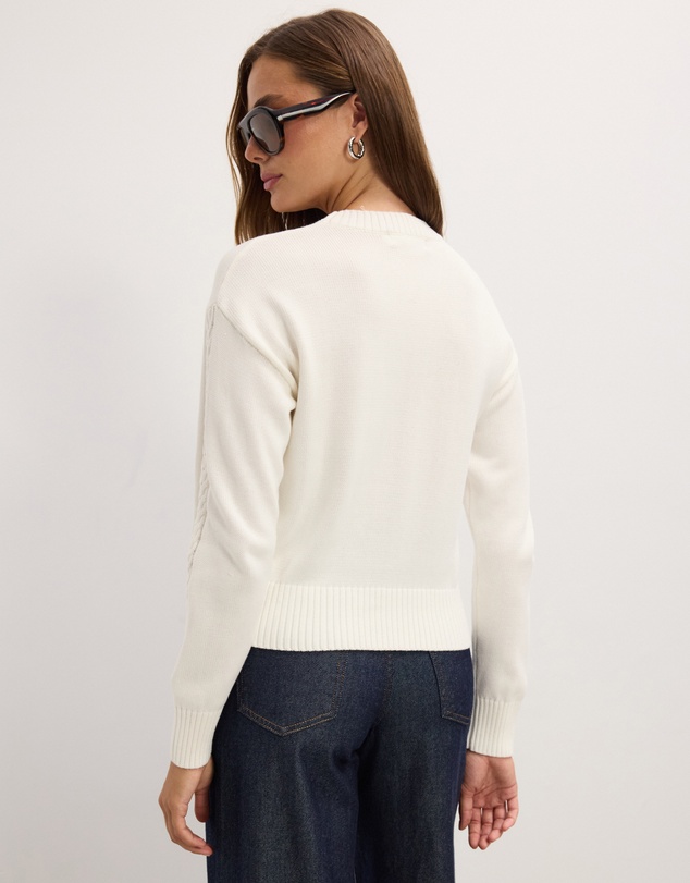 The Fated - Verona Braid Knit Jumper