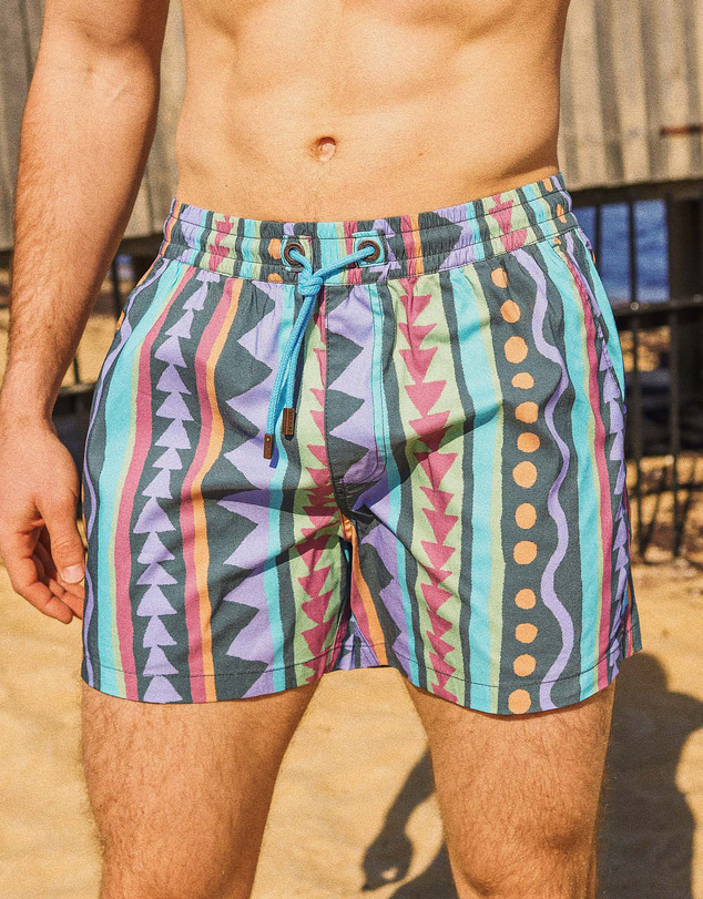 Skwosh - Get Funky Men's Rad Shorts in Multi-Coloured