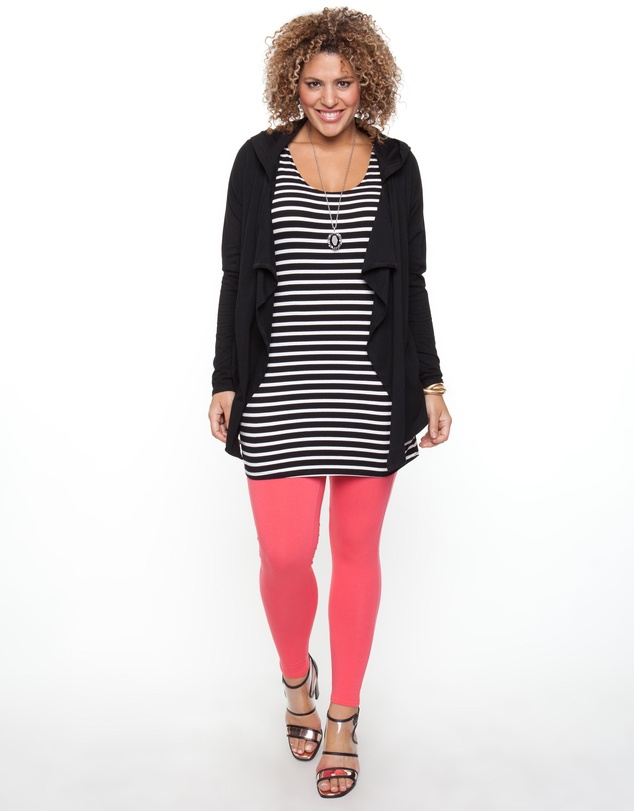BASIC 17 Sundays - Hooded Drape Cardi