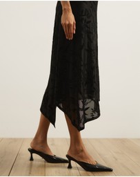 Atmos&Here - Evelise Burnout Midi Skirt