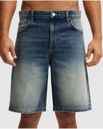 Cotton On - Baggy Denim Shorts