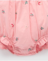 Purebaby - Embroidered Bodysuit -Kids-Babies