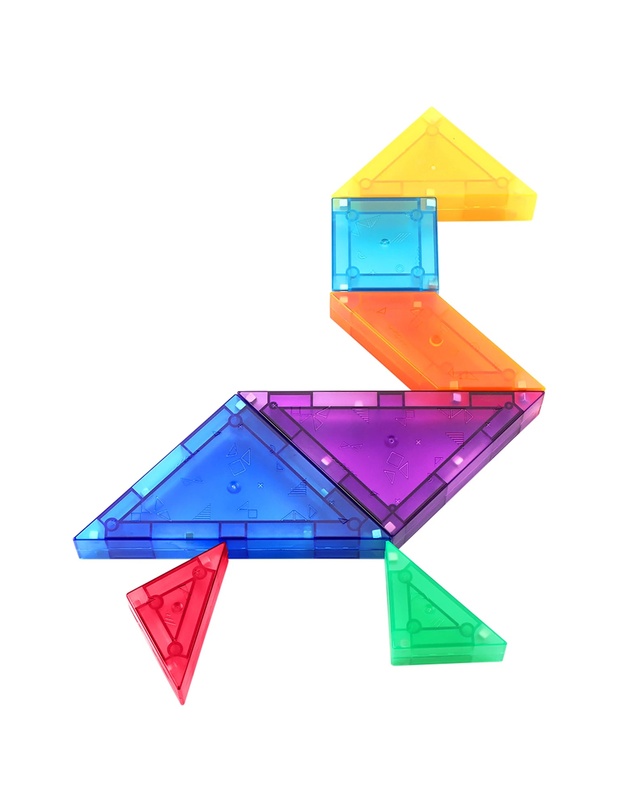 Magnetika - Magnetic Tile Tangram 61 Piece