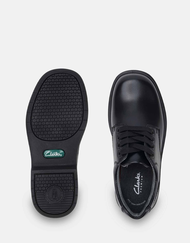 Clarks - Detroit (Junior) Black