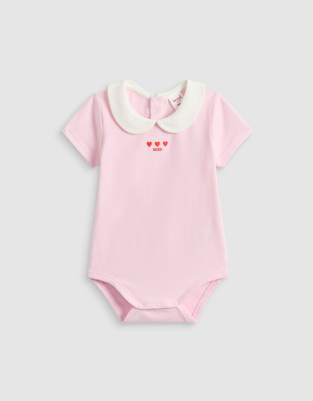 Seed Heritage - Collared Heart Bodysuit