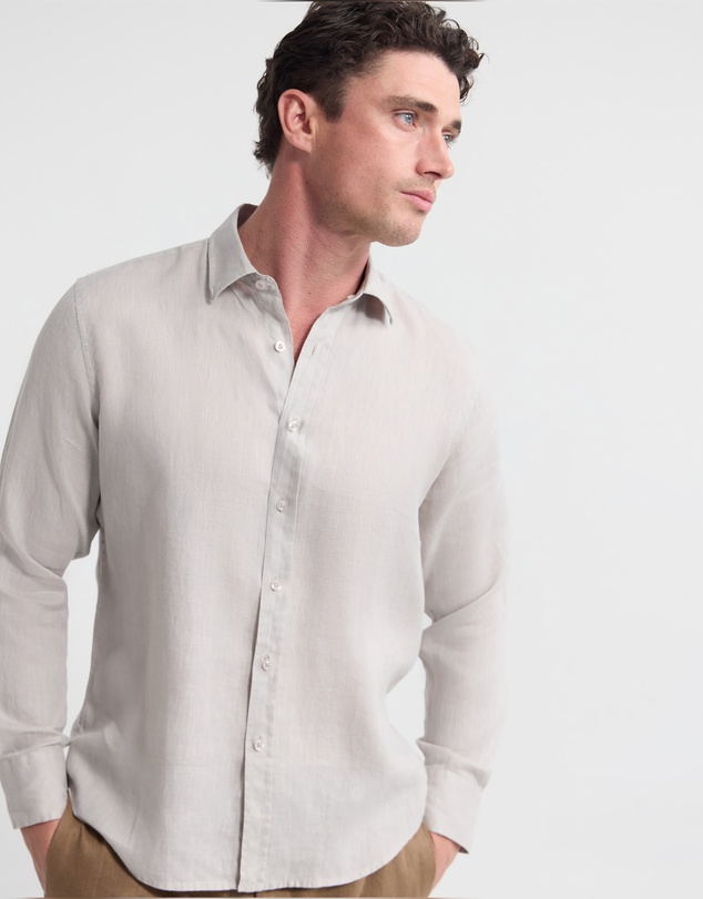 Oxford - Cooper Ls French Linen Shirt