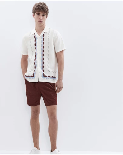 UNISON - Seersucker Swim Short
