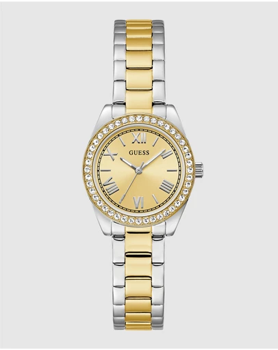GUESS - Guess Ladies 2-Tone 30mm Analogue Watch
