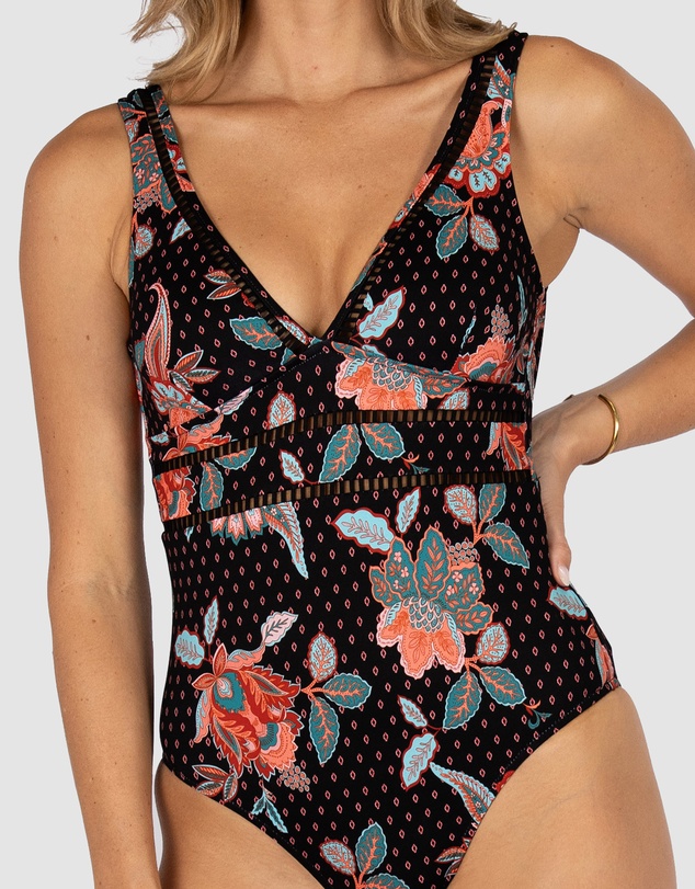 Baku Swimwear - Spice Temple Longline One Piece Swimsuit